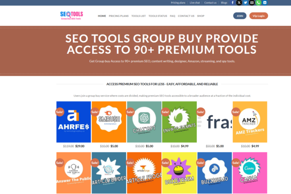 Unlock the Full Potential of SEO and Design Tools with the Designer Plan from Seotoolsgroupbuy.us