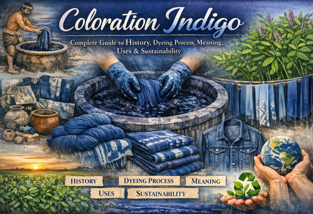 Coloration Indigo: Complete Guide to History, Dyeing Process, Meaning, Uses & Sustainability
