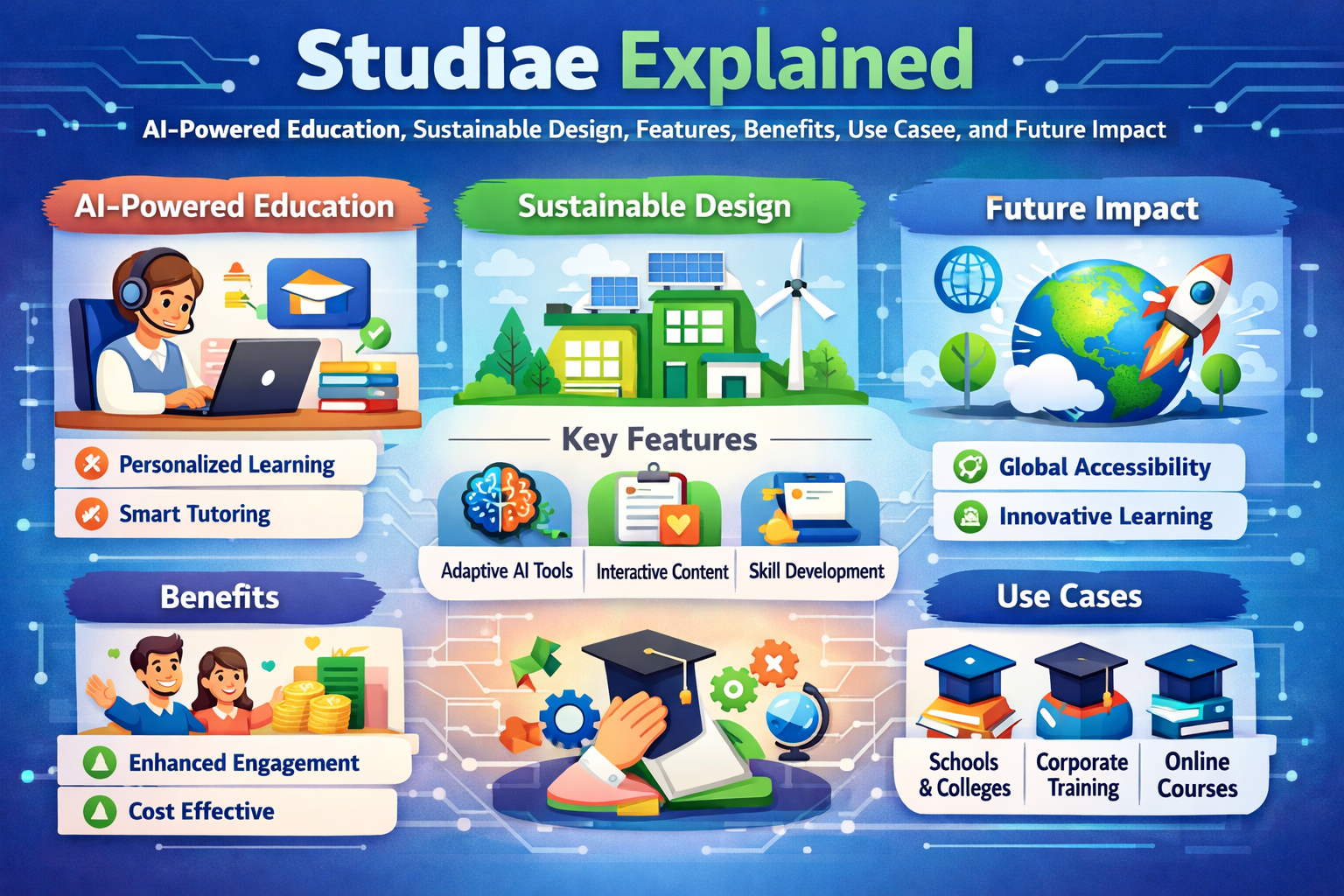 Studiae Explained: AI‑Powered Education, Sustainable Design, Features, Benefits, Use Cases, and Future Impact