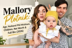 Mallory Plotnik and Phil Wickham smiling together, Christian music couple